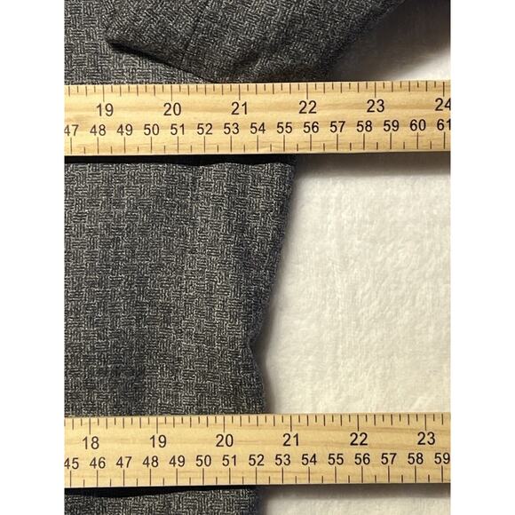 Saks Italy 42R Unstructured Blue Gray Freely Lanificio Comero Sport Coat Jacket - Picture 10 of 15